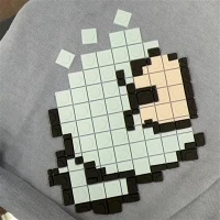 Camiseta estampada em tela