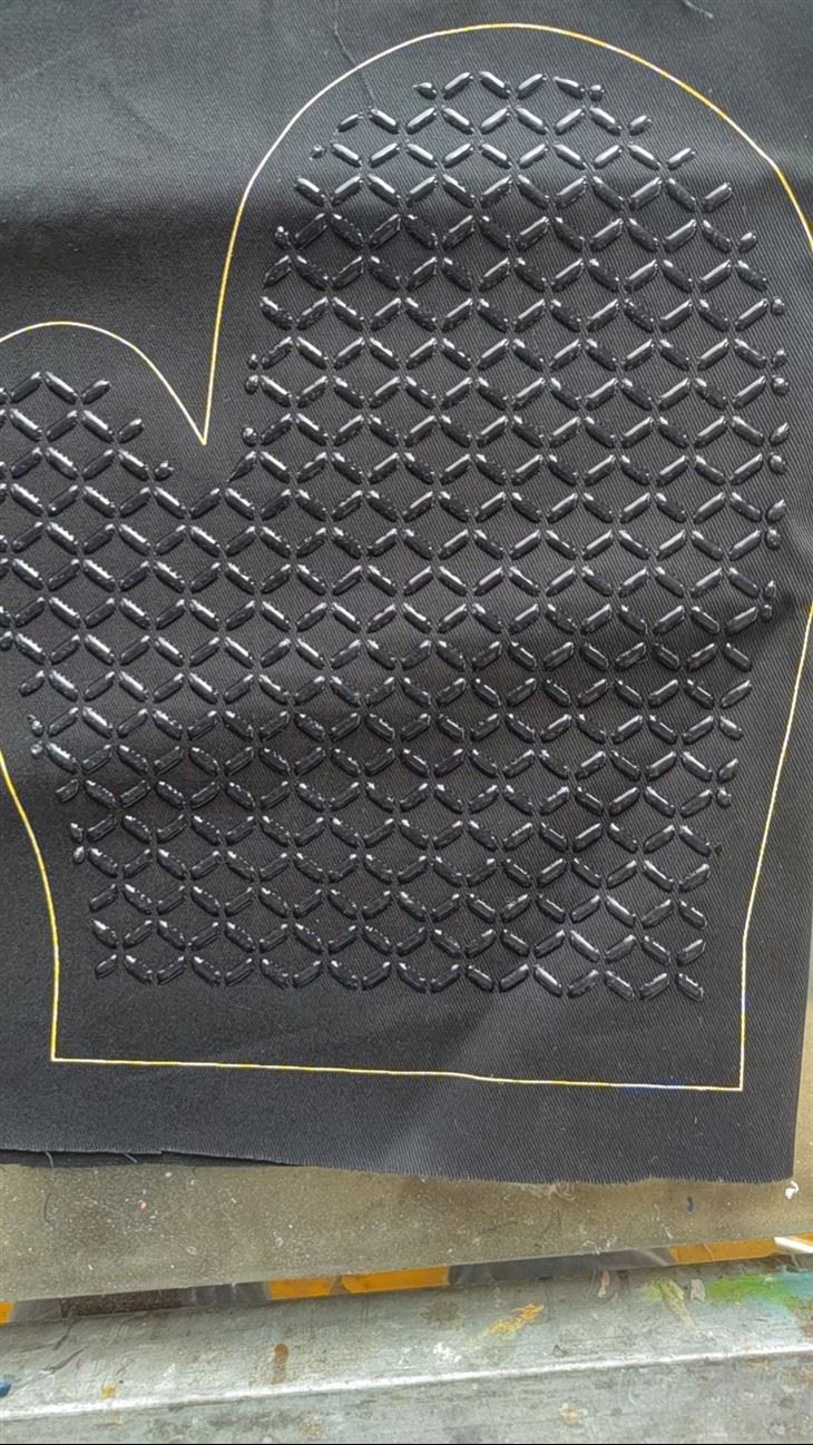 tinta de silicone para luvas de forno